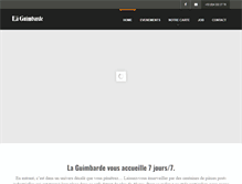 Tablet Screenshot of guimbarde.be